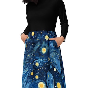 Art Teacher Dress, Van Gogh Dress, Artist Dress, Teacher Dress, Art History Dress, Art History Student, Van Gogh Shirt, Painter Dress, Art