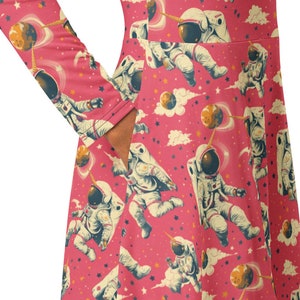 Unicorn Astronaut Dress, Girl Scientist, Girly Nerd Dress, Clothes for Teachers, Fun Dresses, Smart Girls