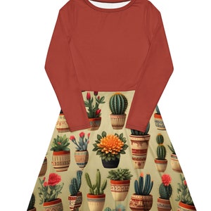 Plant Lady Dress, Herbology Dress, Pottery Dress, Houseplant, Plant Lover Gift, Plant Chic, Eat Plants, Vegetarian