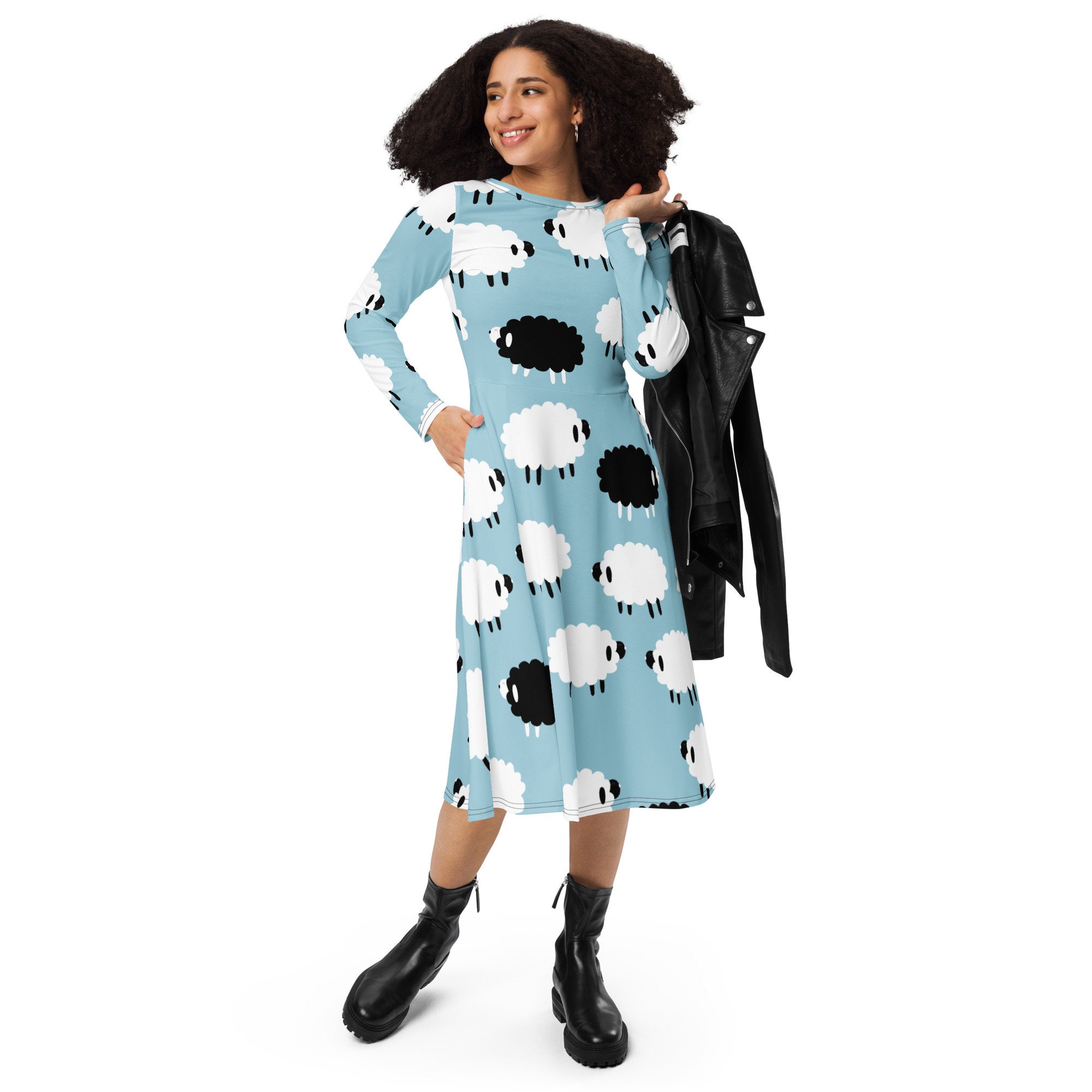 Black Sheep Dress Nursery Rhymes Dress Farm Animals Teacher - Etsy