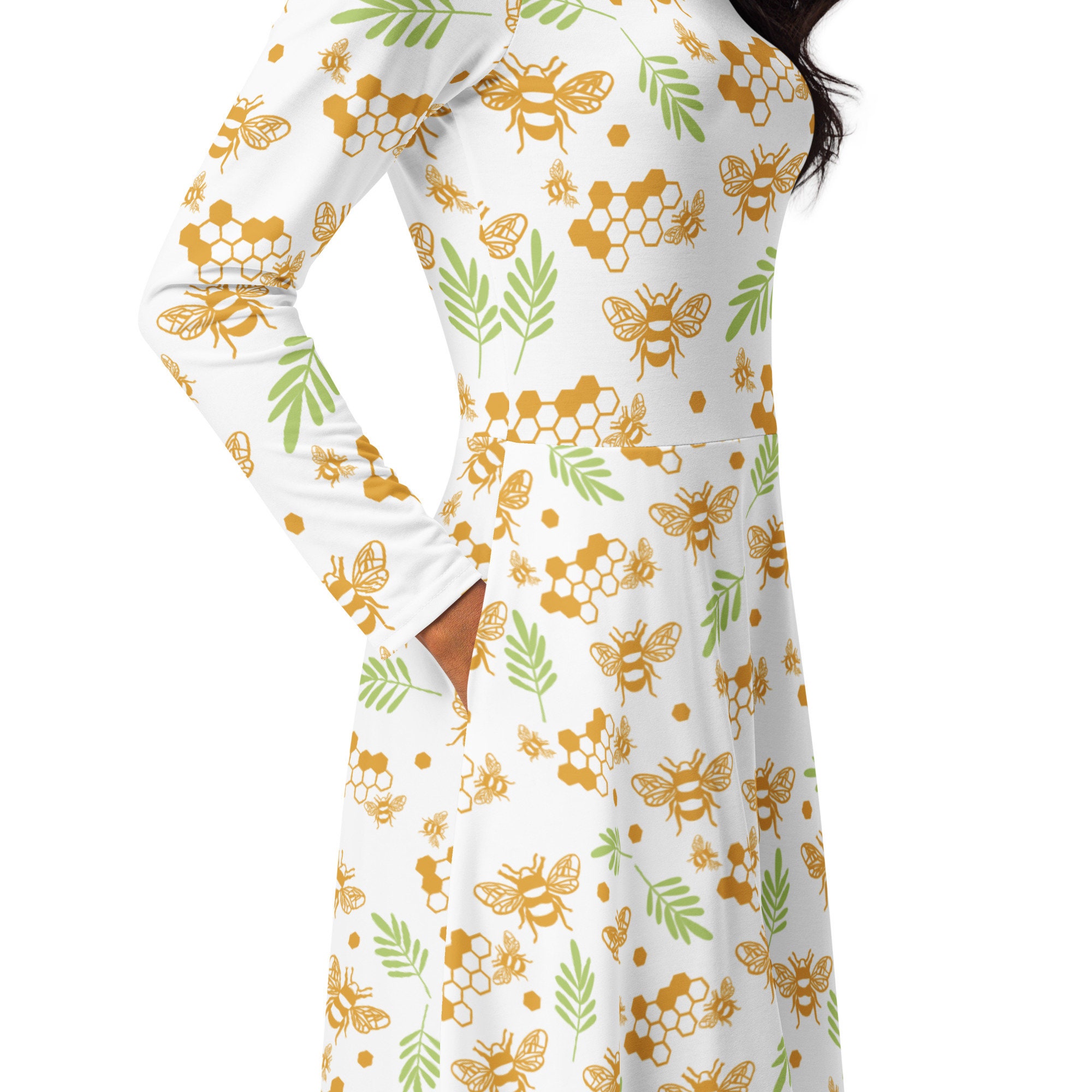 Honey Bee Dress, Beehive Dress, Bee Biology, Life Cycle, Nature