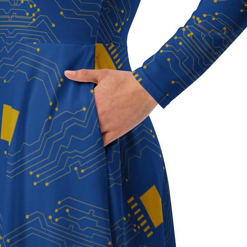 Computer Coder Outfit Computer Nerd Dress, Circuit Board Outfit, Women in STEM, Programmer ...