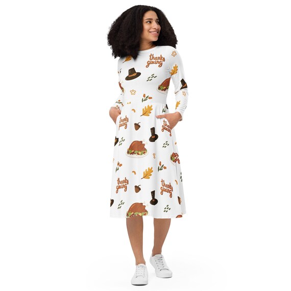 white christmas dresses Dear Autumn Dress by Blu Pepper – Elegant Midi with Feminine Details Burgundy / M main image 1