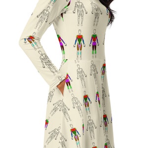 Human Anatomy Dress, PE Teacher, Physical Education, Miss Frizzle, Physiology Dress, Physical Therapy, Physical Therapist, Therapist Gift