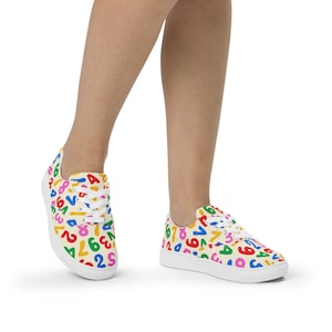 Scarpe di tela da donna Fun Numbers