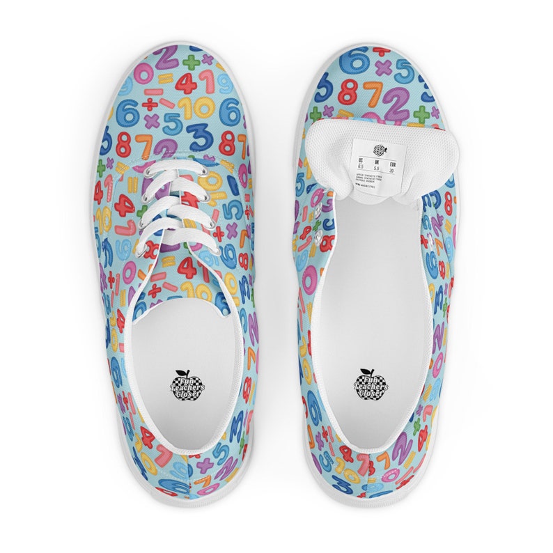 Women's Math Shoes, Math Teacher Style, Math Teacher Outfit - Etsy