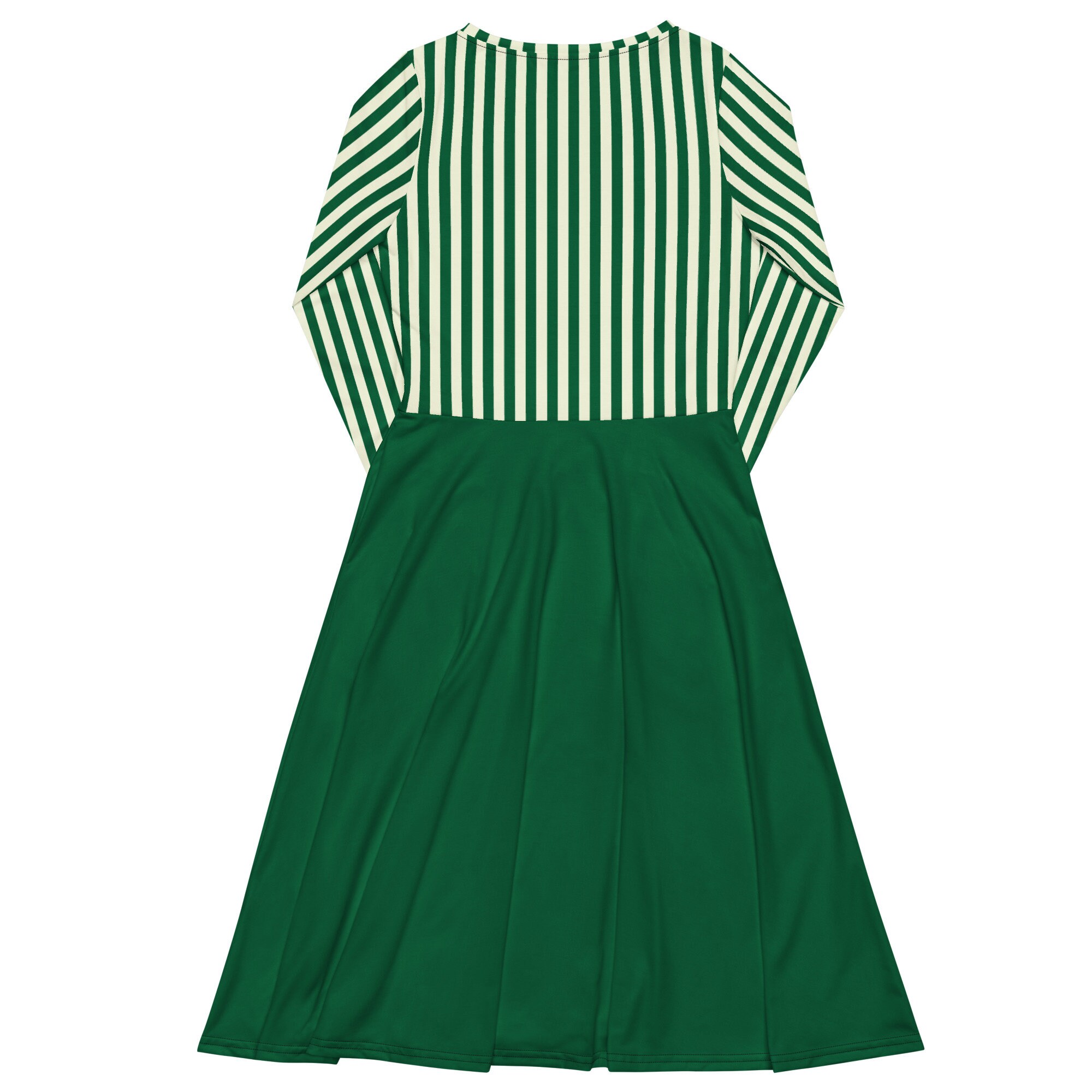 green emerald velvet dress Glen Dress in Green Stripe  Ivy City Co