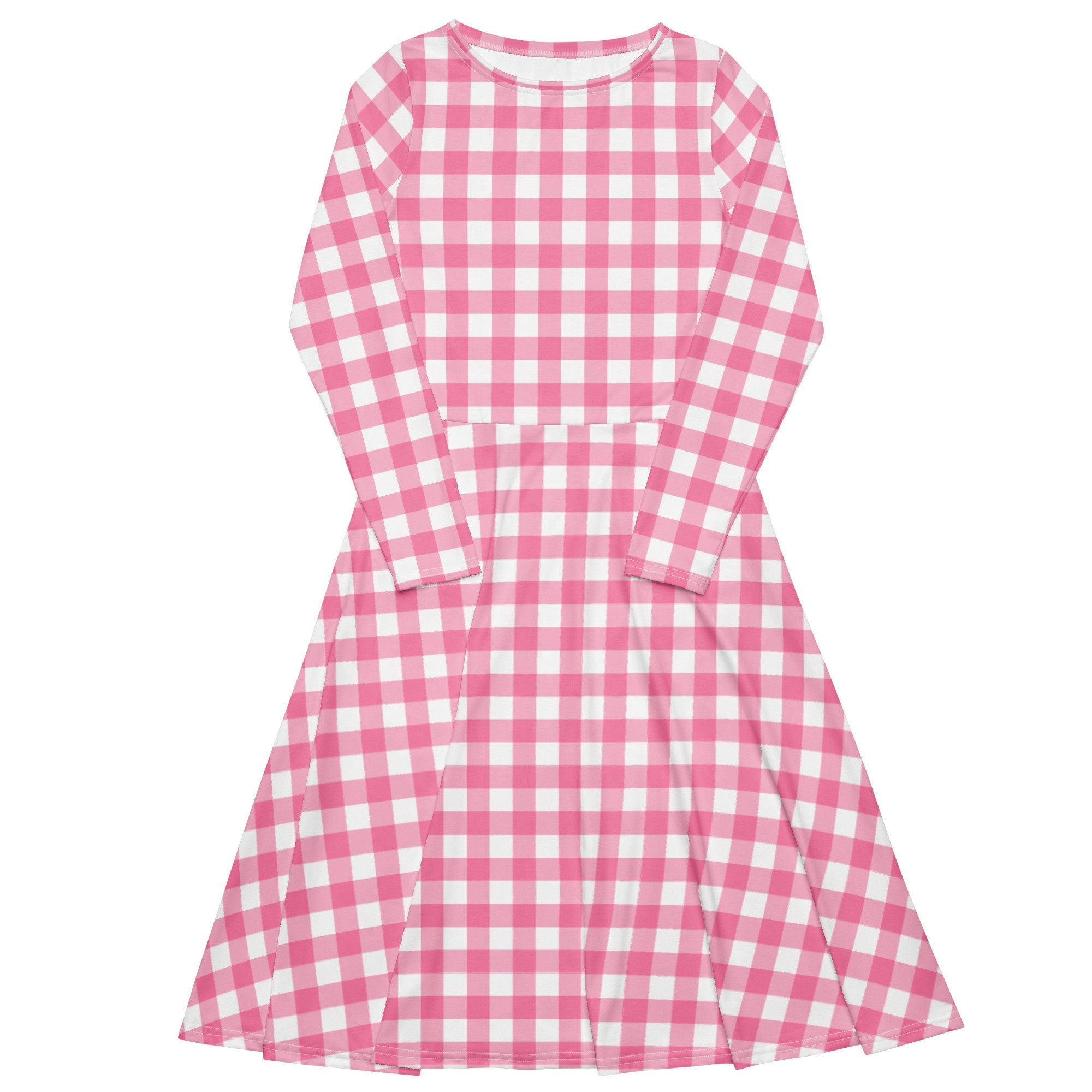 Pink Gingham Dress, Movie Costume, Pink Halloween Outfit, Gingham Dress ...