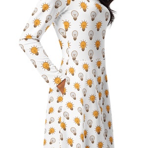 Electrical Engineer Dress, Lightbulb Dress, Science Teacher Dress, Electronics Engineer, Electric Engineer, Electrical Engineer Dress