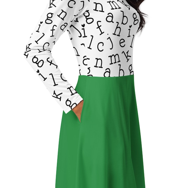 ABC Dress, Alphabet Teacher Dress