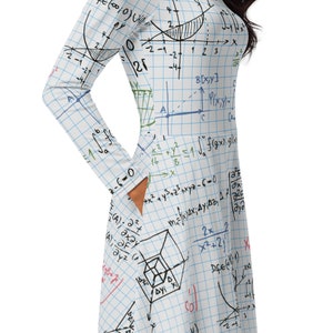 Math Classroom, Math Teacher Dress, Math Teacher Gift, High School Math, Teacher Dress, Fun Teacher Outfit, Math Classroom