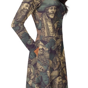 Vestido de día espiritual, vestido de fiesta pirata, vestido pirata, búsqueda del tesoro pirata, vestido de búsqueda del tesoro, vestido de mamá pirata, estudio de unidad pirata