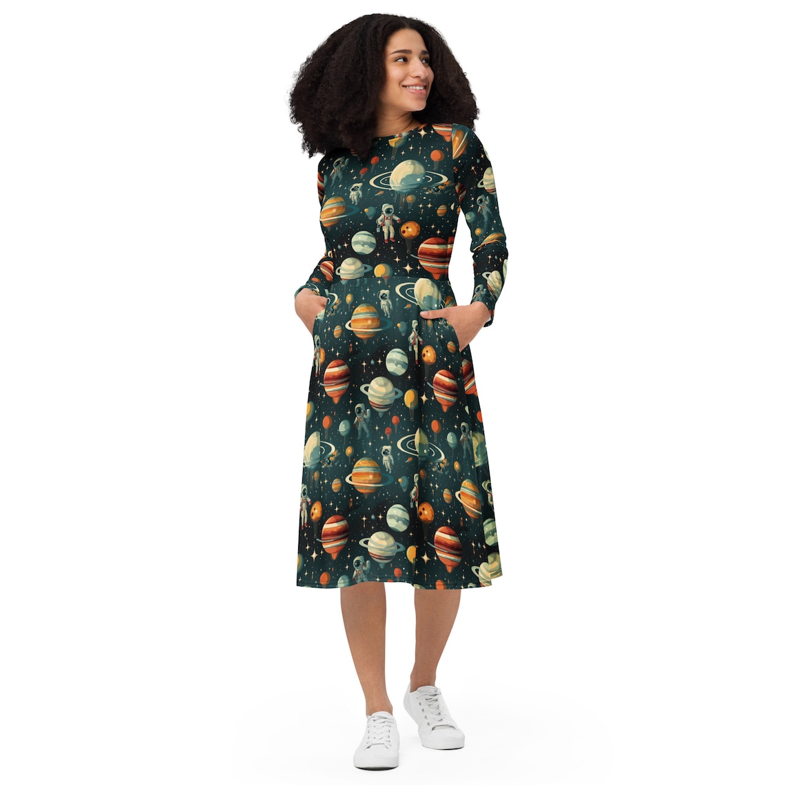 Planets and Space Dress, Outer Space Dress, Astronaut Party Dress - Etsy