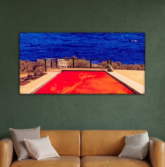 Poster Toile « Californication - Red Hot Chili Peppers » - 30 X 45 Cm - Déco Murale Imperméable - Cadeau Musical - 2
