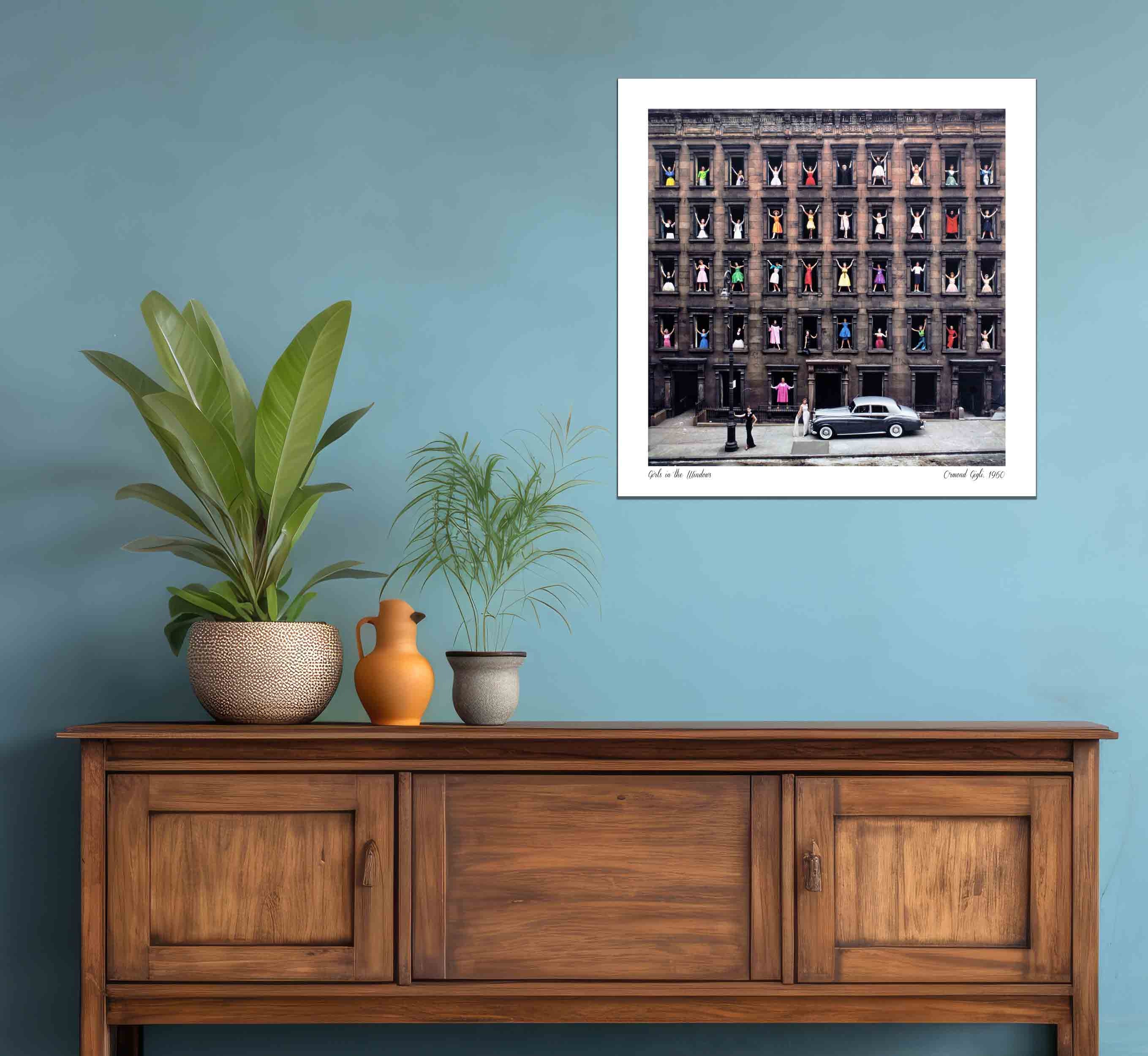 Ormond gigli girls in the windows print canvas gigli girl in window