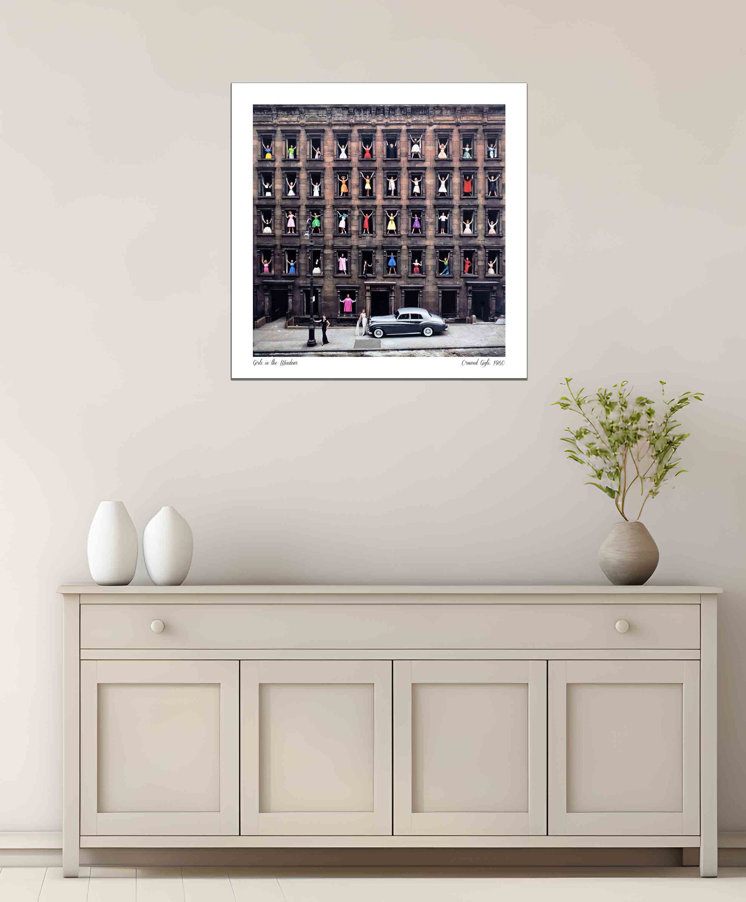 Ormond gigli girls in the windows print canvas gigli girl in window