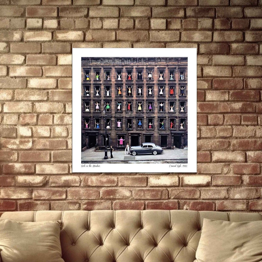 Ormond gigli girls in the windows print canvas gigli girl in window