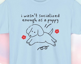 Camiseta de cachorro desquiciado: estilo sadcore, babycore y cutecore.