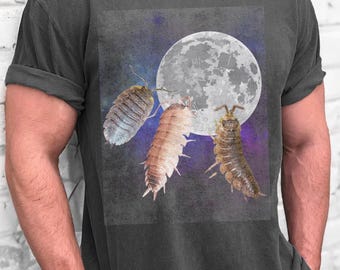 Isopods Shirt Isopod Pill Bugs Insect Shirt Entomology Naturalist Bug Gift Weird Stuff Goblincore Dark Cottage Core Naturecore Whimsigoth