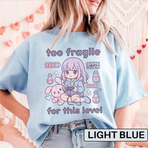 Menhera Shirt Yamikawaii Cutecore Tshirt Creepy Cute Yami Kawaii Shirt Pastel Goth Shirt Animecore Yandere Agere Decora Kidcore Cutegore