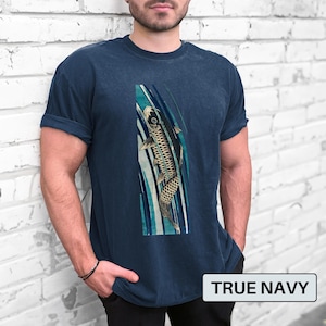 Leaping Koi Shirt Japanese Art Graphic Tee Fisherman Aesthetic Koi Carp Oceancore Fish Shirt Fishing Gift Naturecore Ocean Inspired Style