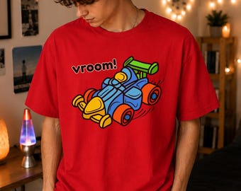 Kidcore Racing Car Tshirt Littlespace Agere Boy Shirt Age Regression Gift Clothing Kidcore Clothes Little Space Unisex Babycore Plus Size