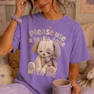Camiseta Gentle Puppy Kidcore / Ropa Agere Cutecore / Ropa Kidcore Camiseta Littlespace Regresión de edad Kawaiicore Camiseta Little Space