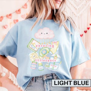 ABDL Tshirt Age Regression Shirt Agere Clothes ABDL Clothing Kidcore Clothes Little Space Adult Pacifier Tshirt Unisex Adult Baby Gift