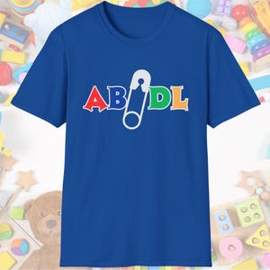 ABDL Tshirt Agere Shirt Age Regression Clothes ABDL Gift Kidcore ABDL Pride Little Space Clothing Adult Pacifier Tshirt Baby Girl Boy Gifts