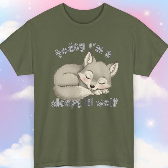 Agere Wolf Tshirt Age Regression Shirt Babycore Tshirt Petre Forest Animals Pet Regression Gifts Cutecore Kidcore Littlespace Babyfur Furry