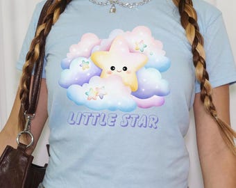 Camiseta ajustada Kidcore Regresión de edad Ropa Agere Ropa Agedre Agedreamer Ropa Cutecore Babycore Ropa Little Space Agere Kawaii Littlespace