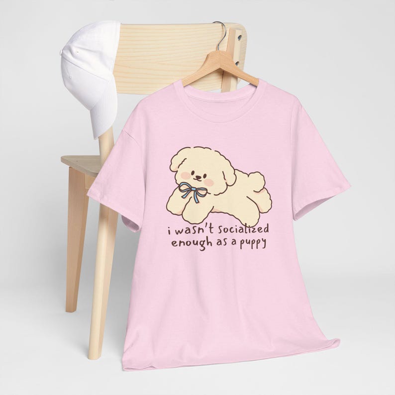 Unhinged Shirt Sadcore Puppy Tshirt Babycore Kidcore Age Regression Clothes Agere Cutecore Tshirt Mental Health Retro Alt Clothing Animecore Light Pink
