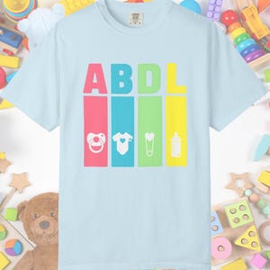Agere Shirt Age Regression Clothes ABDL Clothing Cutecore Kidcore Clothes Little Space Kidcore Clothing Adult Pacifier Tshirt Baby Girl Boy
