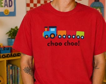 チューチューおもちゃの電車 アゲレTシャツ | リトルスペース キッドコア服 | メンズ アゲレシャツ ギフト