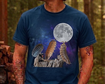 Isopod Comfort Colors Tshirt | Weirdcore Isopods Lover Shirt | Entomology Dark Cottagecore Shirts | Entomologist Gifts