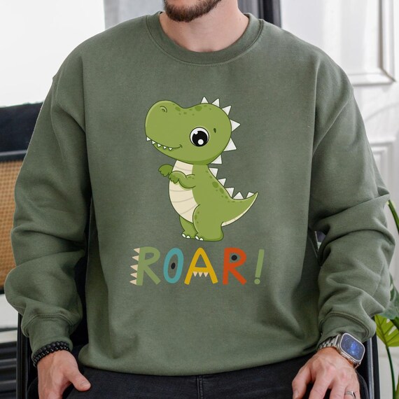 Kidcore Dino Sweatshirt Age Regression Jumper Agere Gifts Kidcore