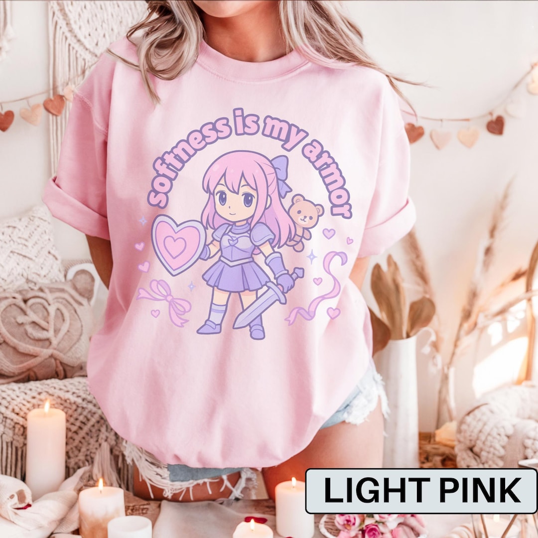 Softness Is My Armor Shirt Yamikawaii Menhera Cutecore Tshirt softness-is-my-armor-shirt-yamikawaii-menhera-cutecore-tshirt