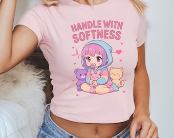 Camiseta de bebé Menhera, camiseta Yamikawaii, camiseta Cutecore, camiseta Yami Kawaii, camiseta Sadcore, camiseta Animecore Yandere, espeluznante, linda, Agere, regalos Kidcore