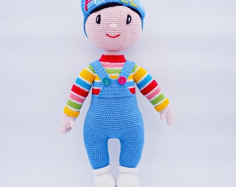 Amigurumi Cartoon Doll | Pepee | Handcrafted Cotton Yarn Amigurumi Doll | Soft and Adorable Handmade Toy