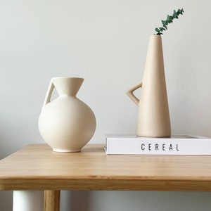 Concrete Vase, Boho Scandinavian Decor, Dired Flower Vase, Handmade Concrete Vase, Decorative Vase , Home Decor
