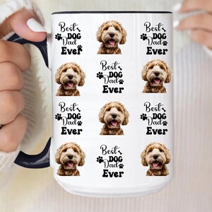best dog dad ever, Gift for Dad, mug for dad, mom mug, gift for dog dad, dog mom mug, dog dad gift, father day, mom lover, custom dog photo