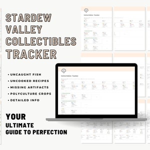 Stardew Valley Collectibles Tracker: Keep Your Fish, Crops, Recipes, Minerals, and Artifacts in Check!