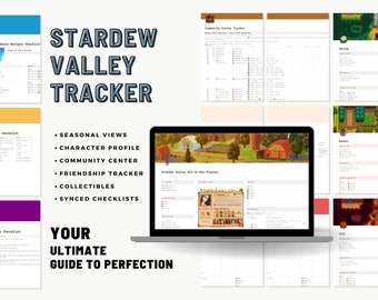 Tout-en-un Stardew Valley v1.5 Suivi et planificateur de notions toutes saisons
