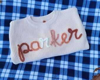 Baby Name Sweater - Custom Order