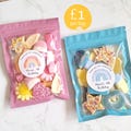 Personalised Birthday Sweet Favours - Custom Sweet Pouches Favour Bags - Kids Party Bag Filler Gift - Unicorn Dinosaur Jungle Farm Animal