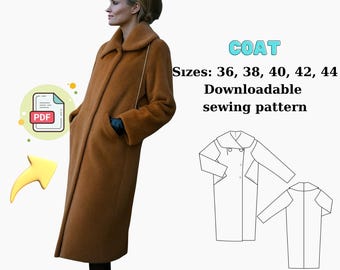 Naaipatroon lang gevoerde jas: prinsessennaden en verborgen zakken (pdf)
