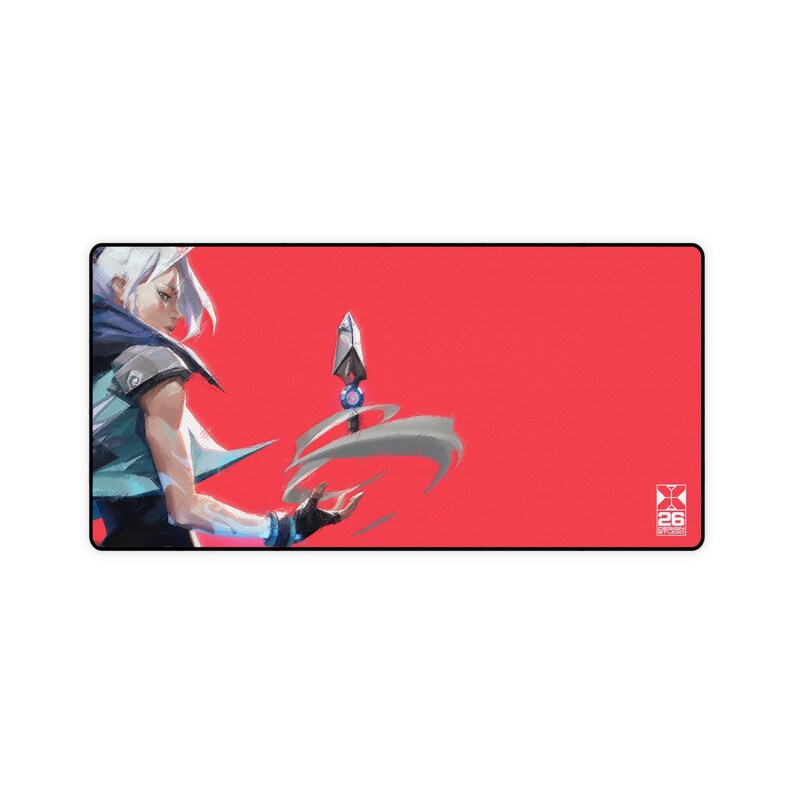 Valorant Gaming Mouse Pad Valorant Led Gaming Desk Mat Jett Etsy