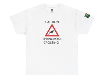 Springboks Crossing Rugby T-Shirt | South African World Champions