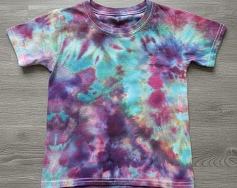 2T Purple/Blue watercolor Kid's Tie Dye