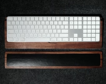 Walnut Keyboard Stand for Apple Magic Keyboard with Numeric Keypad